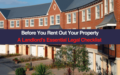 Before You Rent Out Your Property